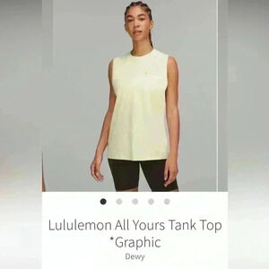 Lululemon-All yours  tank top